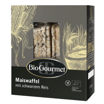 Био Кукурузные хлебцы с черным рисом, 100 г. BioGourmet