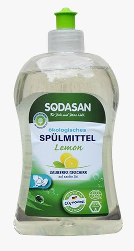 Жидкое средство SODASAN для мытья посуды 500 мл, Лимон