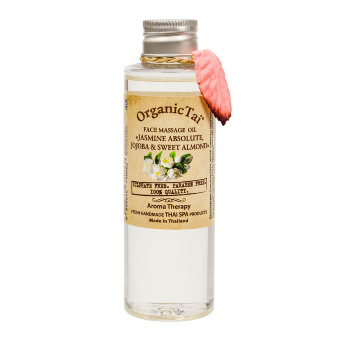 Массажное масло для лица «Жасмин, жожоба и сладкий миндаль» 120 мл, OrganicTai 