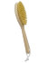 Щётка берёзовая из тампико (кактуса) для сухого массажа с ручкой. Высокая жёсткость, ROPIN