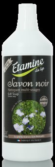 Экологичное средство Etamine du Lys для мытья полов с черным мылом, 1 л