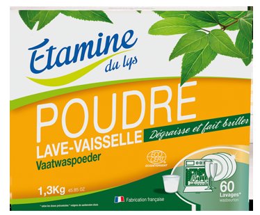 Экологичный порошок Etamine du Lys для посудомоечных машин, 1,3 кг