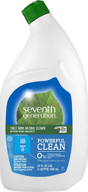 Чистящее средство для унитаза Seventh Generation "Изумрудный кипарис и ель", гипоаллергенное, 946 мл