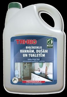 Биосредство для ванных комнат и туалетов 4,4л. TRI-BIO