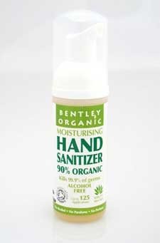 Очиститель для рук увлажняющий Bentley Оrganic, 50 ml