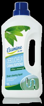 Экологичное средство Etamine du Lys для прочистки труб и удаления засоров, 1 л