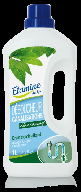 Экологичное средство Etamine du Lys для прочистки труб и удаления засоров, 1 л