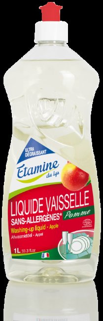 Экологичное средство для мытья посуды Etamine du Lys Яблоко, 1 л