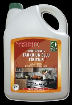 TRI-BIO Биосредство для удаления жира и масел - Биоформула для коммерческих кухонь 4,4л