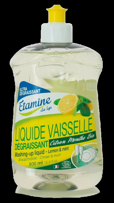 Экологичное средство для мытья посуды Etamine du Lys Лимон и мята, 1 л